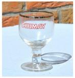 §verre galopin chimay bord argent, Ophalen of Verzenden, Zo goed als nieuw, Bierglas