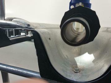 Adapter voor ibc met grijze uitloop teut van 3/4" ( Tonnen ), Enlèvement, Neuf, Synthétique