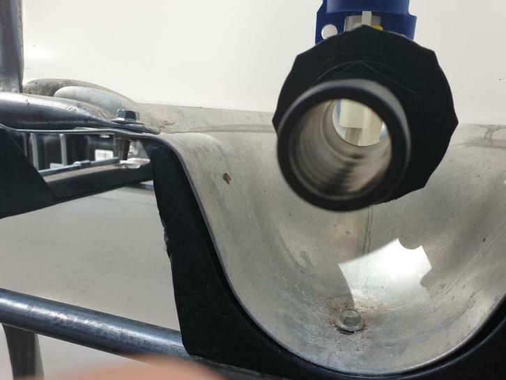 Adapter voor ibc met grijze uitloop teut van 3/4" ( Tonnen ), Tuin en Terras, Regentonnen, Nieuw, Kunststof, Ophalen