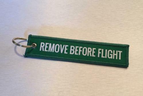 Nieuw : Remove Before Flight Sleutelhangers Groen, Verzamelen, Sleutelhangers, Nieuw, Transport, Verzenden