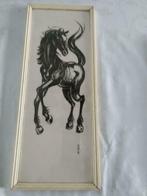 Kader met tekening paard, Huis en Inrichting, Ophalen, Gebruikt, Tekening