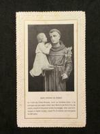 Heiligenprentje Hymne voor  St. ANTONIUS VAN PADUA - 1902, Verzamelen, Bidprentje, Ophalen of Verzenden