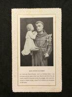 Heiligenprentje Hymne voor  St. ANTONIUS VAN PADUA - 1902, Ophalen of Verzenden, Bidprentje