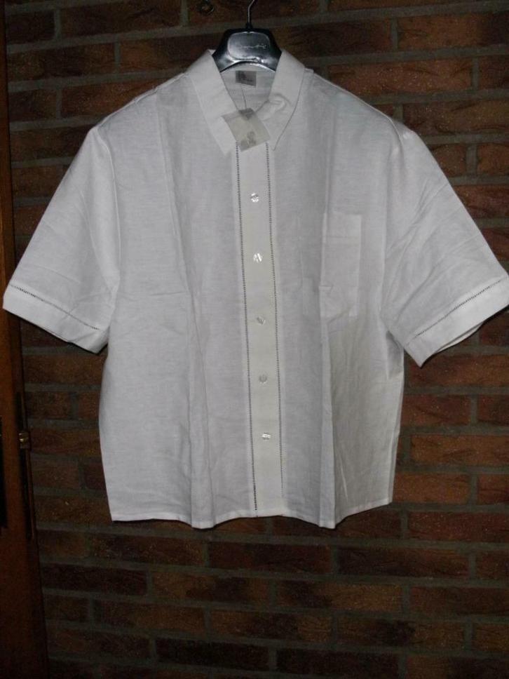 Damesbloes wit  SPLINTERNIEUW Mt 46 / 48, Kleding | Dames, Grote Maten, Nieuw, Blouse of Tuniek, Wit, Ophalen of Verzenden