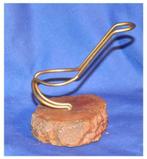 § porte pipe squelettique sur rondelle de bois, Collections, Enlèvement ou Envoi, Utilisé, Autres types