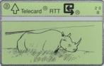 Télécarte Privée Belge P 205 Rhinocéros, Collections, Enlèvement ou Envoi