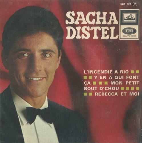 Sacha Distel – L’incendie a Rio / Mon petit bout d’chou + 2, CD & DVD, Vinyles Singles, Utilisé, EP, Pop, 7 pouces, Enlèvement ou Envoi