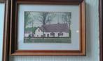 tekening Hoeve / dessin Ferme, Antiek en Kunst, Kunst | Schilderijen | Klassiek, Ophalen