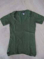 groen t-shirt, maat S van Mango, Kleding | Dames, T-shirts, Groen, Gedragen, Ophalen of Verzenden, Maat 36 (S)