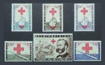 Timbres 1096/1101 Bataille de Solferino - Henri Dunant, Enlèvement ou Envoi, Timbre-poste, Neuf