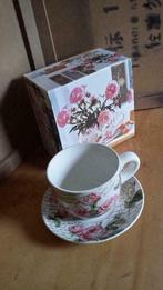 Kop en schotel voor plant of voor kaars / kaars incl nieuw, Tuin en Terras, Rond, Nieuw, Binnen, Ophalen of Verzenden