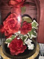 Roden rozen onder stolp, Huis en Inrichting, Woonaccessoires | Stolpen, Ophalen, Zo goed als nieuw