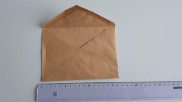 Bruine brief omslagen (750 stuks) 