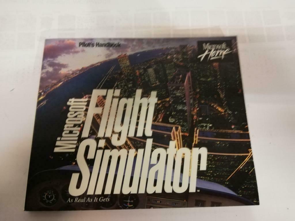 PC Game Microsoft Flightsimulator Manual -handleiding, 1 speler, Eén computer, Ophalen of Verzenden, Zo goed als nieuw