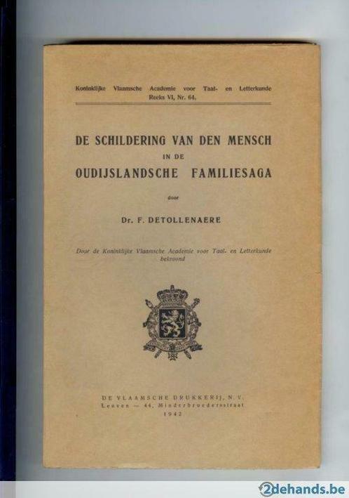 de schildering van den mensch in de oudijslandse familiesaga, Boeken, Woordenboeken, Gelezen