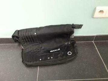 Eenvoudige schoudertas met ritssluiting, beschadigd