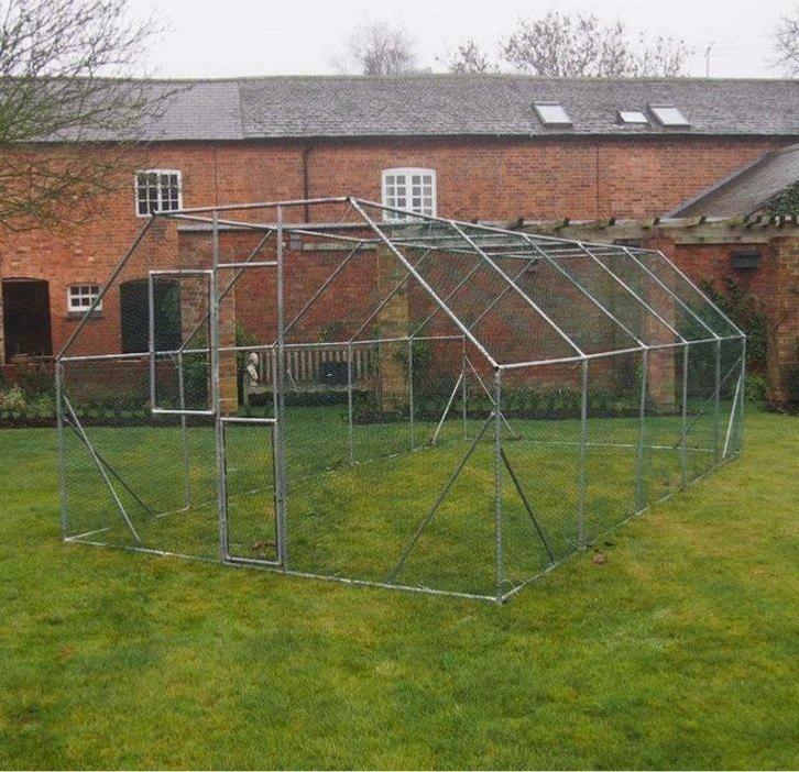 Poulailler Enclos Parc 6x3x2m chatière volière XXL 18m², Dieren en Toebehoren, Pluimvee | Toebehoren, Nieuw, Verzenden