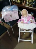 Jouet bébé Baby Born avec sa chaise haute vêtements +++, Enfants & Bébés, Jouets | Poupées, Comme neuf, Autres types, Enlèvement ou Envoi