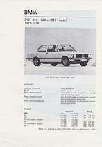 BMW 316 - 318 - 320 en 320 i coach 1975-1976 en 1971-1974, BMW, Ophalen of Verzenden, Piet Olyslagers, Zo goed als nieuw