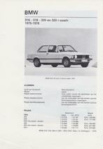 BMW 316 - 318 - 320 en 320 i coach 1975-1976 en 1971-1974, Ophalen of Verzenden, Zo goed als nieuw, BMW, Piet Olyslagers