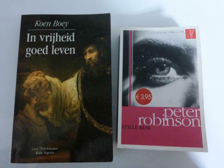 Boek: Koen Boey + Peter Robinson - Nederlands - zie detail, Boeken, Overige Boeken, Gelezen, Ophalen of Verzenden