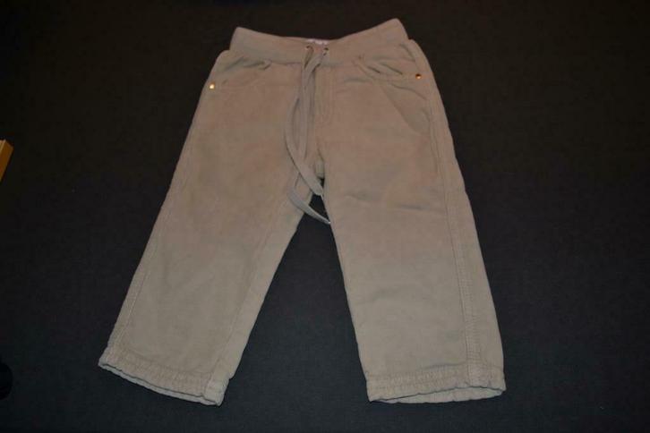 Beige broek Il Gufo 12 maand, Kinderen en Baby's, Babykleding | Maat 80, Zo goed als nieuw, Jongetje, Broekje, Ophalen of Verzenden
