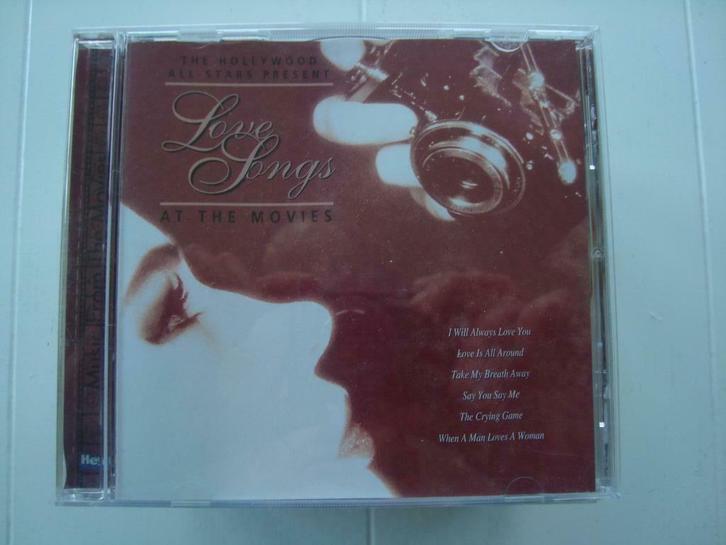 CD The Hollywood All Stars Present: Love Songs At The Movies, CD & DVD, CD | Musiques de film & Bandes son, Enlèvement ou Envoi