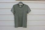 T-shirt H&M slim fit col V kaki chiné (XS), Kleding | Heren, T-shirts, Gedragen, Ophalen of Verzenden, H&M