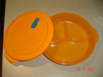 Tupperware CrystalWave vakjesbord 2 liter, Huis en Inrichting, Ophalen of Verzenden, Gebruikt, Oranje