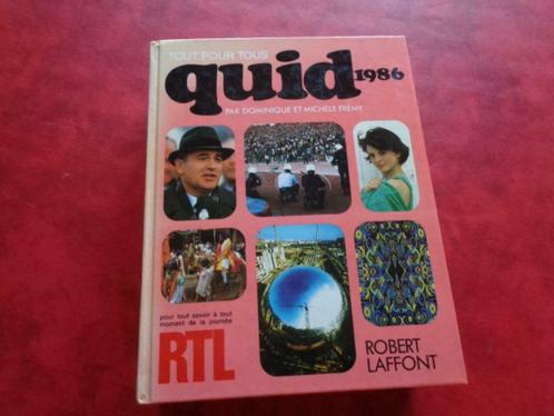 Quid. Editions: "Robert Laffont". Année 1986., Livres, Encyclopédies, Utilisé, Enlèvement ou Envoi