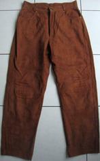 Daim, leder broek van Maddox, Vêtements | Femmes, Taille 36 (S), Comme neuf, Brun, Longs