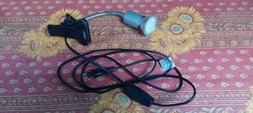 LEDLAMP MET KLEM EN FLEXIBELE ZWANEHALS, Enlèvement