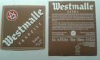 ONGEBRUIKT bieretiket Westmalle Extra, Verzamelen, Ophalen of Verzenden, Nieuw