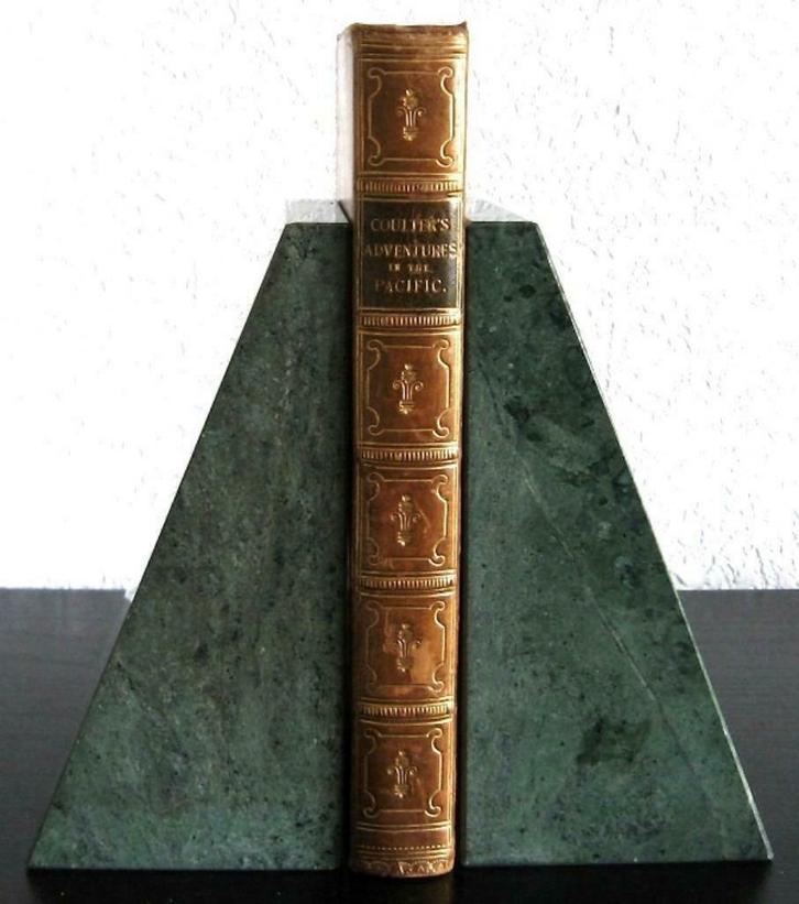 Adventures in the Pacific 1845 Coulter 1e druk Polynesië, Antiek en Kunst, Antiek | Boeken en Manuscripten, Ophalen of Verzenden