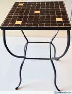 Table d'appoint Vintage avec mosaïques