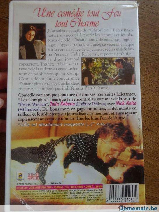 cassette vidéo VHS les complices, Cd's en Dvd's, Dvd's | Overige Dvd's, Alle leeftijden, Ophalen of Verzenden