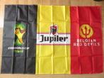superbe drapeau Jupiler Belgian red devil Fifa Brasil, Collections, Marques de bière, Autres types, Enlèvement ou Envoi, Jupiler