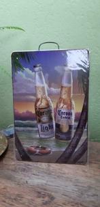 Nieuwe metalen plaat Corona bier, Verzenden, Nieuw, Reclamebord