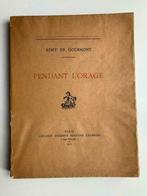 Remy de Gourmont - Pendant l'Orage (1915), Enlèvement ou Envoi