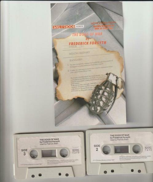 Audio boek cassette The Dogs of War by Frederic Forsyth, Boeken, Luisterboeken, Cassette, Volwassene, Ophalen of Verzenden