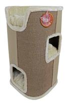 Tonneau d'escalade chat Sisal 2 trous beige 75cm, Animaux & Accessoires, Enlèvement, Neuf