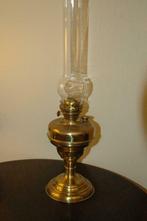ANTIEKE KOPEREN OLIELAMP, Ophalen of Verzenden