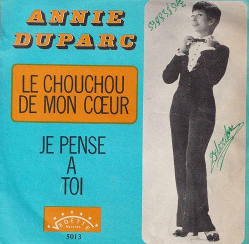 Annie Duparc – Le chouchou de mon cœur / Je pense a toi, Cd's en Dvd's, Vinyl Singles, Gebruikt, Single, Pop, 7 inch, Ophalen of Verzenden