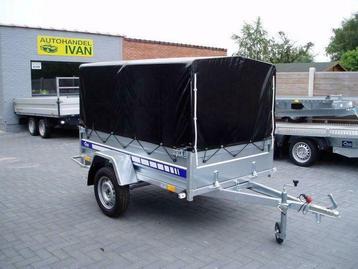 Aanhangwagen 750 kg met huif NIEUW disponible aux enchères