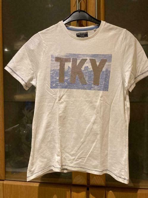 Witte t-shirt met Tokyo op. In prima staat. Mt158/164, Kinderen en Baby's, Kinderkleding | Maat 158, Gebruikt, Jongen, Shirt of Longsleeve