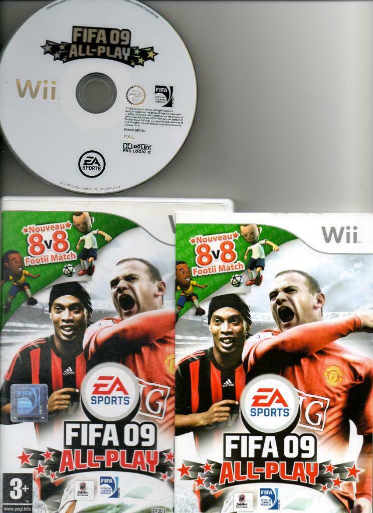 Fifa 09 jeu Wii, Envoi, Utilisé, Sport, À partir de 3 ans