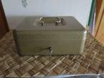 metalen koffer, Huis en Inrichting, Woonaccessoires | Kisten, Minder dan 50 cm, Gebruikt, Minder dan 50 cm, Ophalen of Verzenden