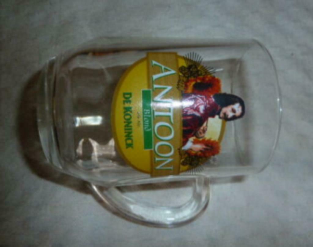 #M bier glas / pul ANTOON DE KONINCK Brij De Koninck Antwerp, Verzamelen, Glas en Drinkglazen, Nieuw, Bierglas, Ophalen of Verzenden