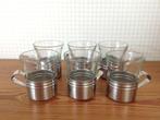 6 theeglazen, Huis en Inrichting, Ophalen, Zo goed als nieuw, Glas, Glas of Glazen