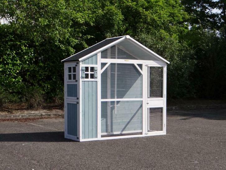 Voliere XXL voliere bois voliere de jardin NEUVE, Animaux & Accessoires, Oiseaux | Cages & Volières, Neuf, Volière, Bois, Envoi